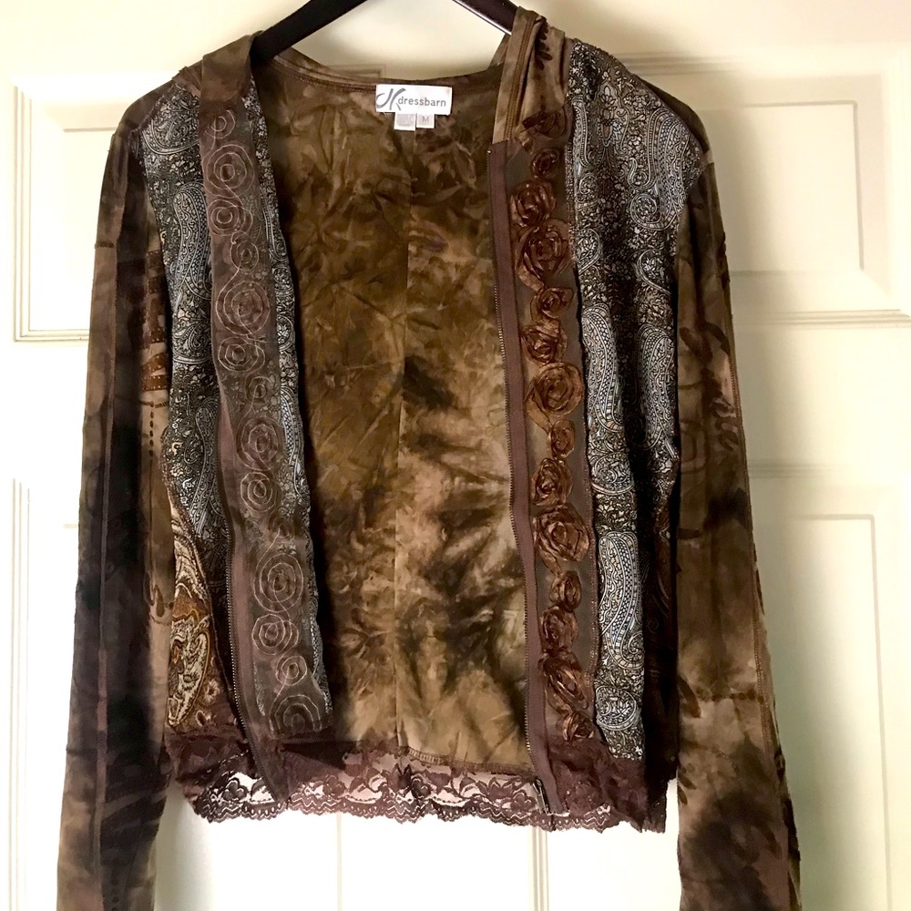Light hoodie from Dress Barn Brown design M